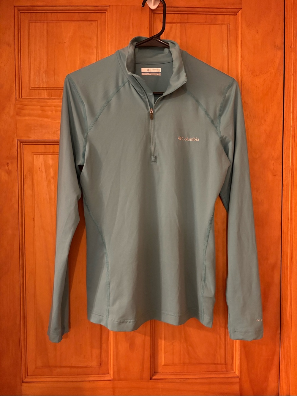 Columbia Teal Quarter-Zip Pullover